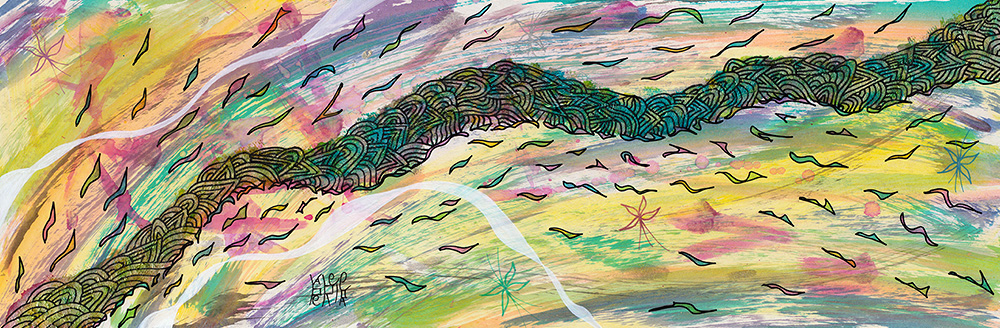 Dragon-arc-en-ciel-58x19 cm