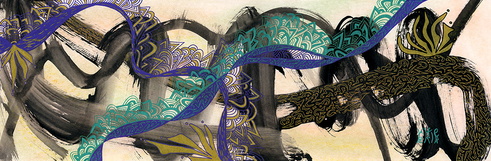 Dragons-cosmiques-58x19 cm