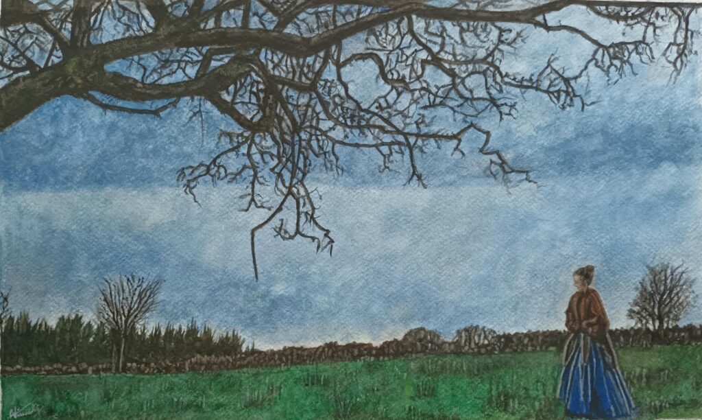 Vincenti-Veronique-Reflexion-Gouache